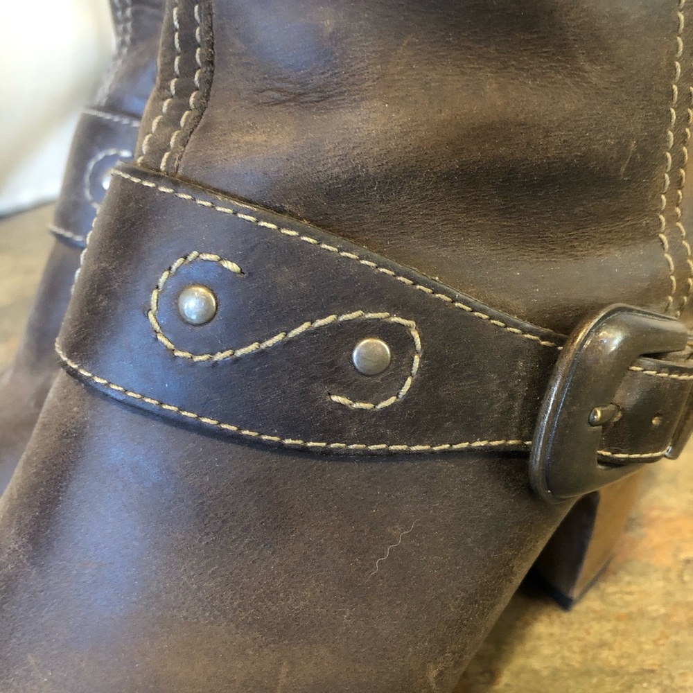 DANSKO Rylan Boots Dark Brown Western Style UK 40 - Picture 7 of 10